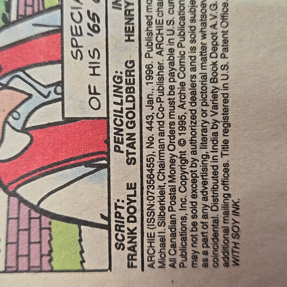 Archie Comics Issue No. 443 - Picture 6 of 8